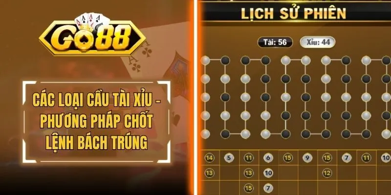Các Loại Cầu Tài Xỉu - Phương Pháp Chốt Lệnh Bách Trúng