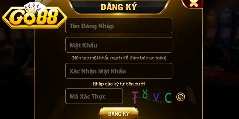 Hướng dẫn chi tiết các bước đăng ký Go88 tối ưu nhất