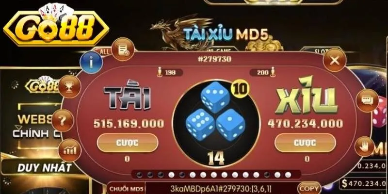 Nhiều game hot tại sảnh tài xỉu Go88 cho người dùng